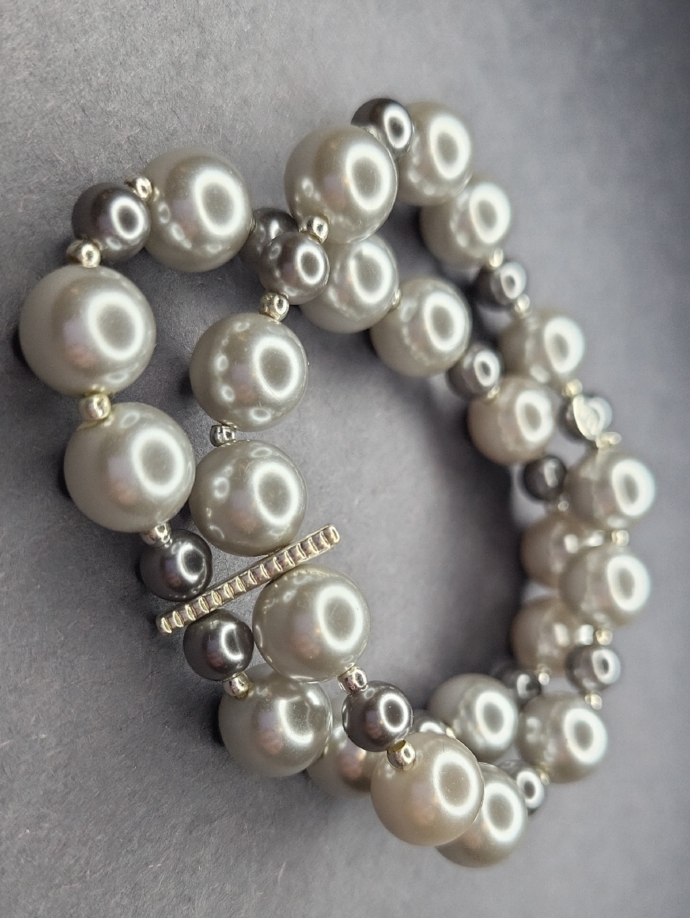 Silver Pearl Bracelet
